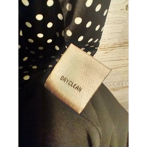 Donna Ricco Size 8 Halter Polka Dot Dress – Rockabilly Vibes, Fitted Bodice - Picture 8 of 8